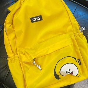 BT21 (BTS) Chimmy (jimin’s) yellow backpack